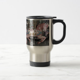 Mug De Voyage Cheval carrousel rose