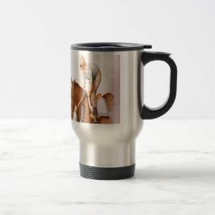 Mug De Voyage Cheval de course et Jockey
