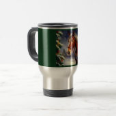 Mug De Voyage Cheval de Noël 1 (Devant gauche)