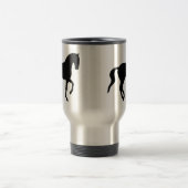 Mug De Voyage Cheval de Piaffe (noir) (Centre)