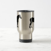 Mug De Voyage Cheval de trait (noir) (Centre)