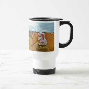 Mug De Voyage Cheval Jaune, Lapin De Printemps