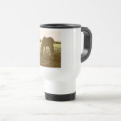 Mug De Voyage Cheval Pop Art (Devant droit)