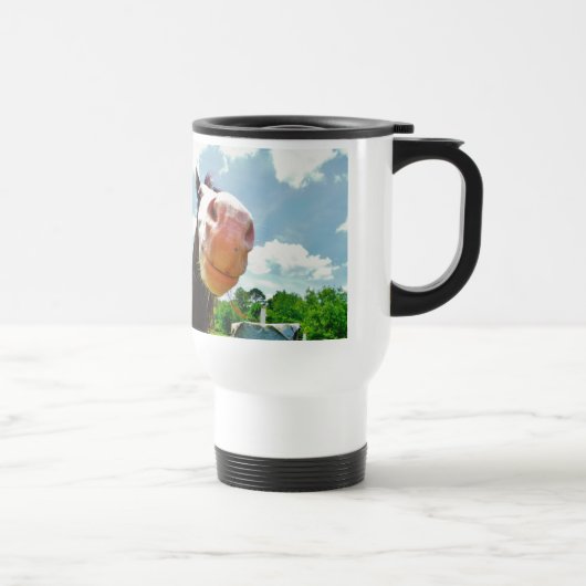 Mug De Voyage Cheval souriant (Droite)
