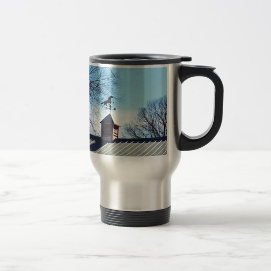Mug De Voyage Cheval Vane Météo Ciel Bleu (Droit)