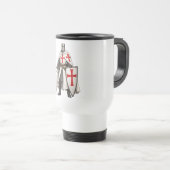 Mug de voyage Chevalier Templier Croisé (Devant droit)