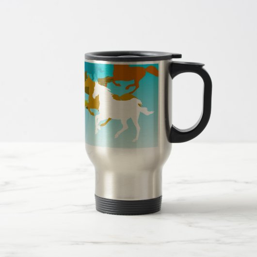 Mug De Voyage Chevaux (Droit)
