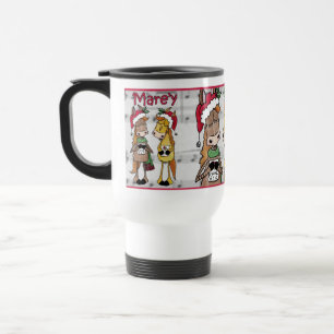 Mug De Voyage Chevaux de covoiturage - 'Mare'y Christmas