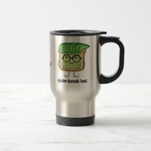 Mug De Voyage Cheveux de graisseur en verre de hippie de pain