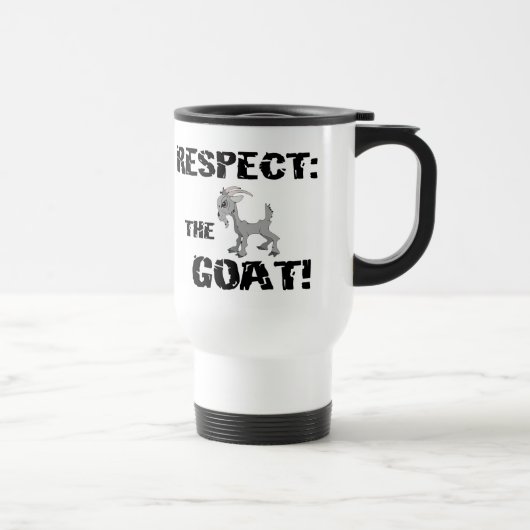 Mug De Voyage Chèvre animal de ferme respect animal de chèvre ma (Droite)
