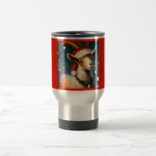 Mug De Voyage Chèvre de Noël 2