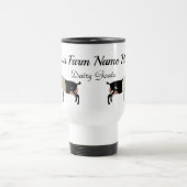 Mug De Voyage Chèvre laitière alpine personnalisée (Centre)