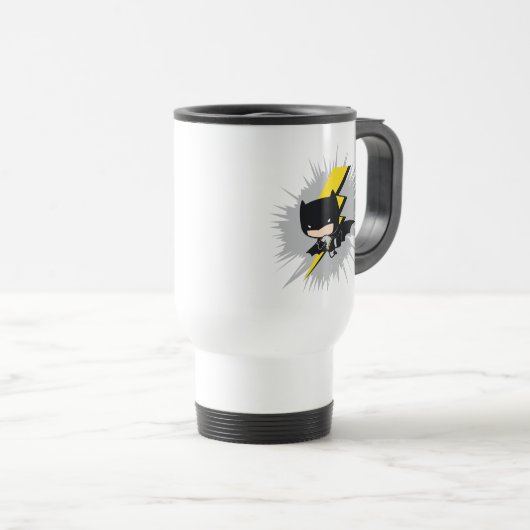 Mug De Voyage Chibi Batman Lightning Kick (Devant droit)