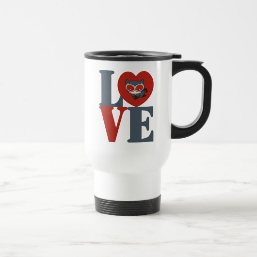 Mug De Voyage Chibi Catwoman LOVE (Droite)