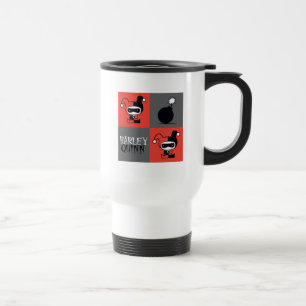 Mug De Voyage Chibi Harley Quinn Checker Motif