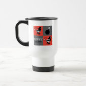 Mug De Voyage Chibi Harley Quinn Checker Motif (Gauche)