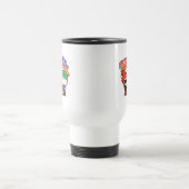 Mug De Voyage Chibi Harley Quinn & Chibi Joker Coeurs (Centre)