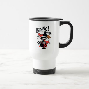 Mug De Voyage Chibi Harley-Quinn-In-A-Box Avec Marteau