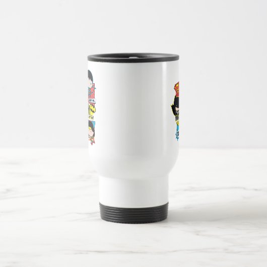 Mug De Voyage Chibi Héros Prêts À L'Action ! (Centre)