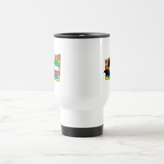 Mug De Voyage Chibi Joker Pranking Chibi Batman (Centre)