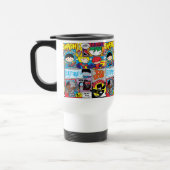Mug De Voyage Chibi Justice League Motif de bande dessinée (Gauche)