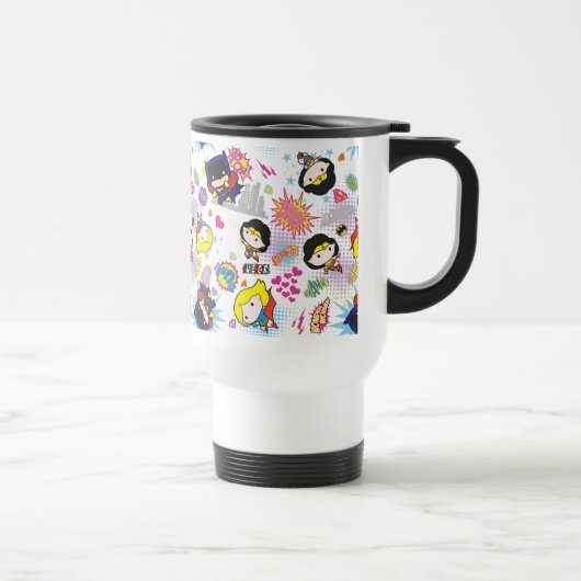 Mug De Voyage Chibi Super Heroine Motif (Droite)