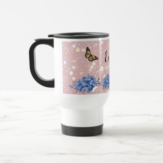 Mug De Voyage chic Floral bouquet in the blooming garden (Gauche)