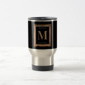 Mug De Voyage Chic Monogramme noir et or (Centre)