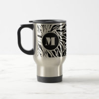 Chic Zebra Imprimer Monogramme