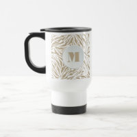 Chic Zebra Imprimer Monogramme