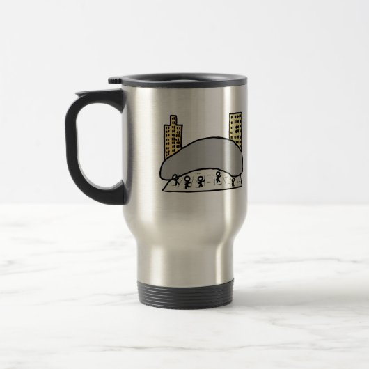 Mug De Voyage Chicago Bean (Gauche)