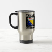 Mug De Voyage Chicago Bosniaque Américain (Gauche)