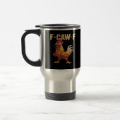 Mug De Voyage Chicken F-Caw-F Classic Funny Retro (Gauche)