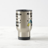 Mug De Voyage Chien australien d'agilité de Kelpie (Centre)