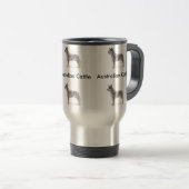 Mug De Voyage Chien australien de bétail (Devant droit)