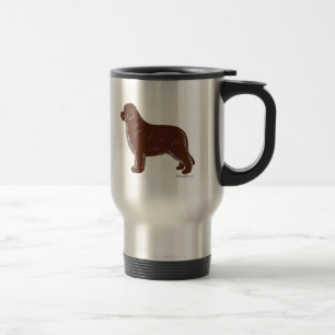 Mug De Voyage Chien Brown de Terre-Neuve