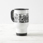 Mug De Voyage Chien courant art animal antique illustration vict (Devant gauche)