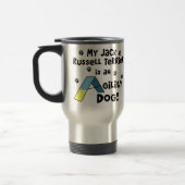 Mug De Voyage Chien d'agilité de Jack Russell Terrier (Gauche)