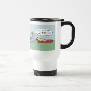Mug De Voyage Chien dans un dessin animé de thérapie