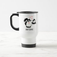 Chien de caniche français portant un Beret Nom per