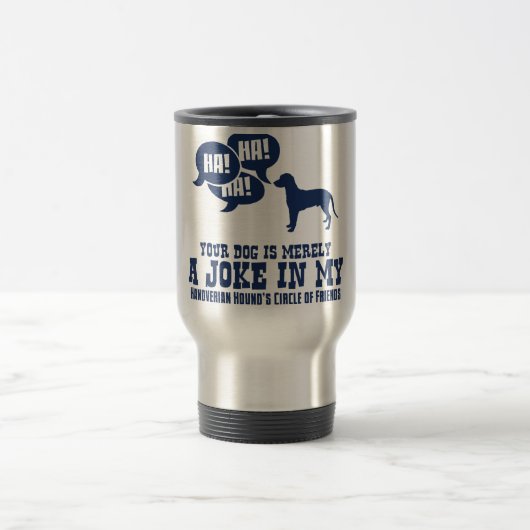 Mug De Voyage Chien de Hanoverian (Centre)