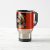 Mug De Voyage Chien de Noël 2 (Devant droit)