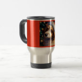 Mug De Voyage Chien de Noël 2 (Devant gauche)