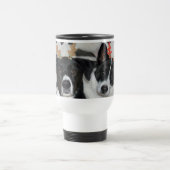 Mug De Voyage Chien de Noël - customisé (Centre)