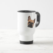 Mug De Voyage Chien de voyage Abstrait (Devant droit)