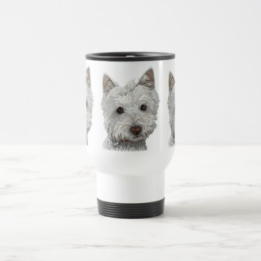 Mug De Voyage Chien de Westie (Centre)