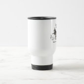 Mug De Voyage Chien Demon Vintage Funny migre (Centre)