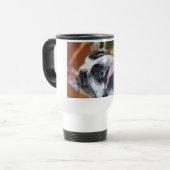 Mug De Voyage Chien fou de pitbull (Devant gauche)