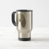 MUG DE VOYAGE CHIEN KAWAII COCKER SPANIEL TROP MIGNON (Devant gauche)