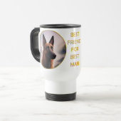 Mug De Voyage Chien malinois (Devant gauche)